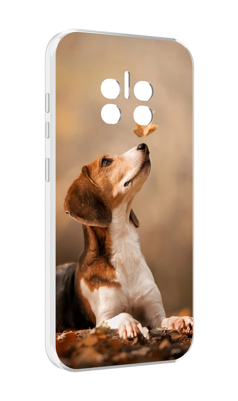 

Чехол MyPads бигль-собака для Doogee V11, Прозрачный, Tocco
