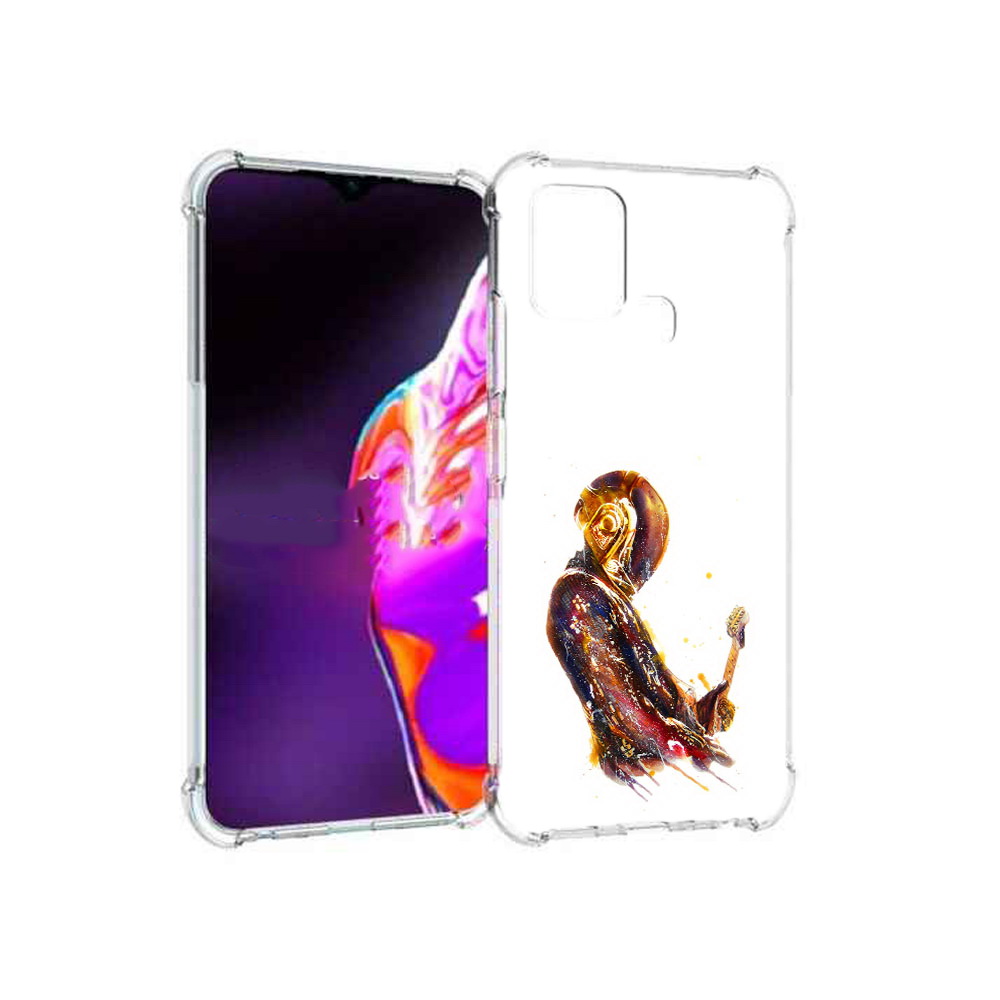 

Чехол MyPads Tocco для Infinix Hot 10s космо-музыкант, Прозрачный, Tocco