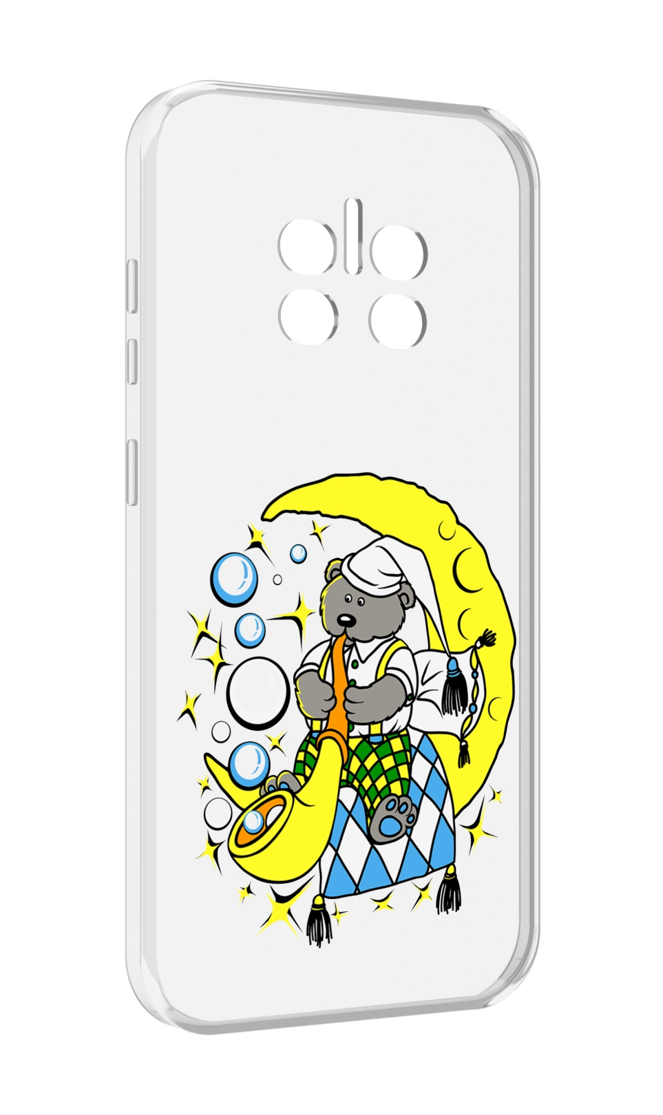 

Чехол MyPads Сырная луна для Doogee V11, Прозрачный, Tocco