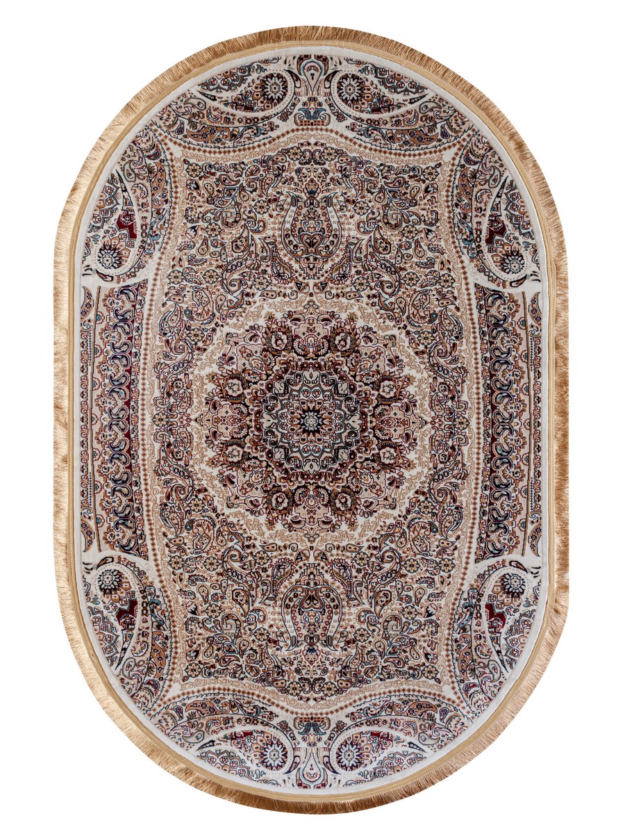 фото Ковер shiraz 8024 овал кремовый 120x180 sofia rugs