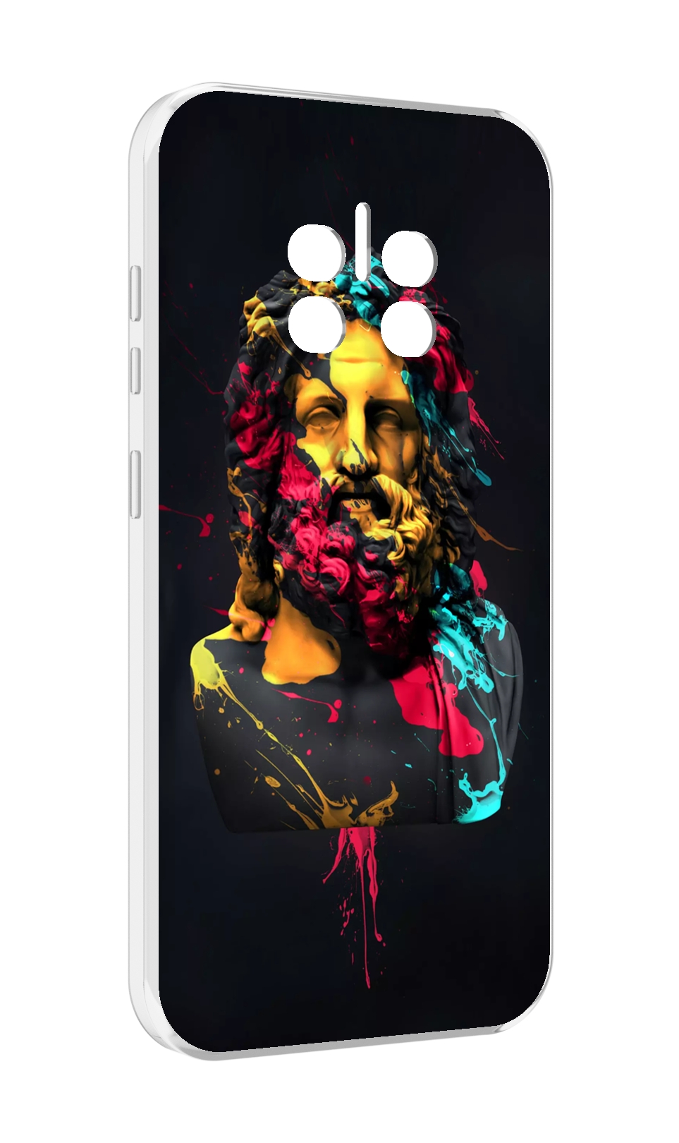

Чехол MyPads арт-статуя-краски для Doogee V11, Прозрачный, Tocco
