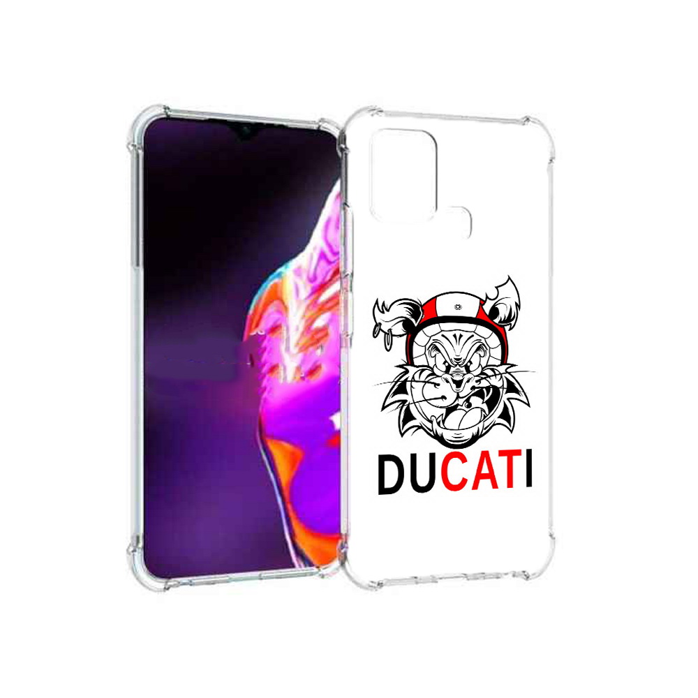 

Чехол MyPads Tocco для Infinix Hot 10s дукати, Прозрачный, Tocco