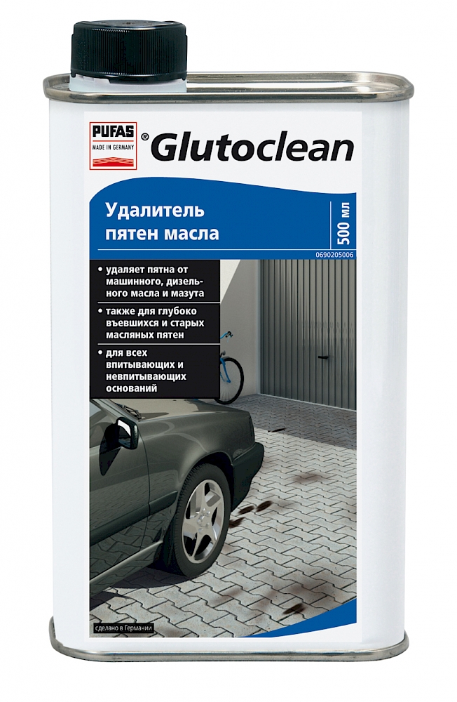 фото Очиститель пятен масла pufas glutoclean 500мл 038102092