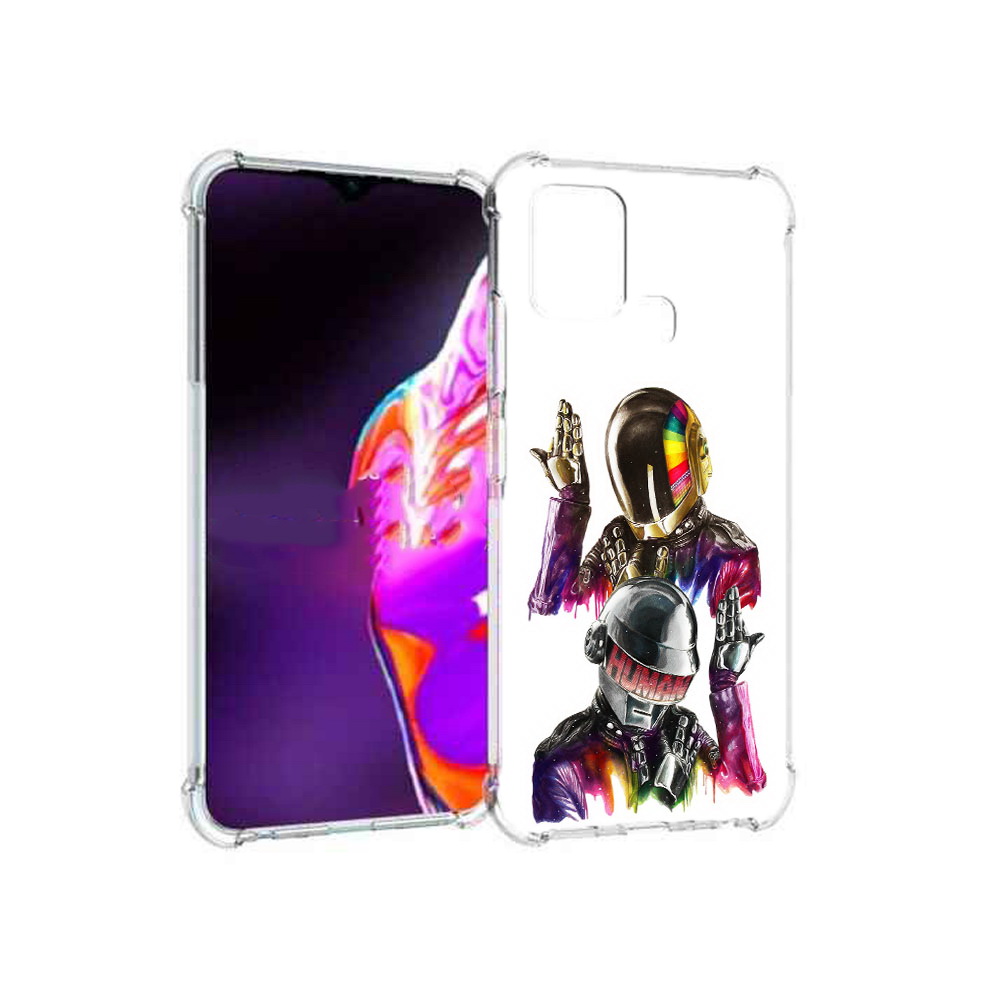 

Чехол MyPads Tocco для Infinix Hot 10s диско космонавты, Прозрачный, Tocco