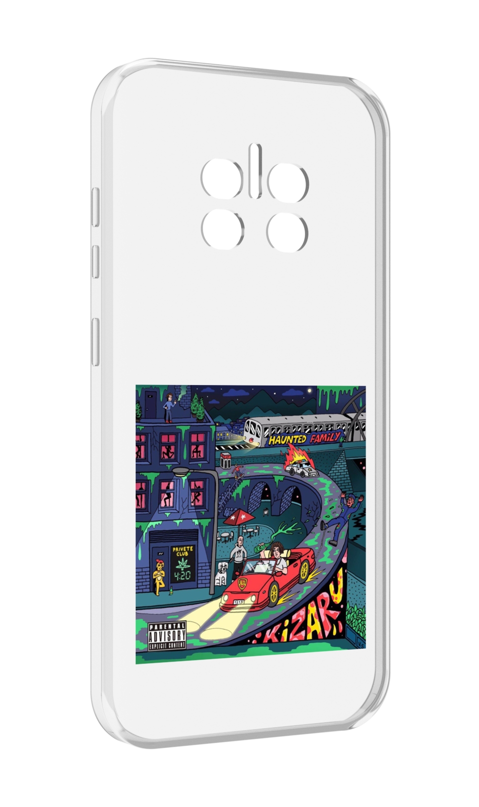 

Чехол MyPads Яд (альбом Kizaru) для Doogee V11, Прозрачный, Tocco