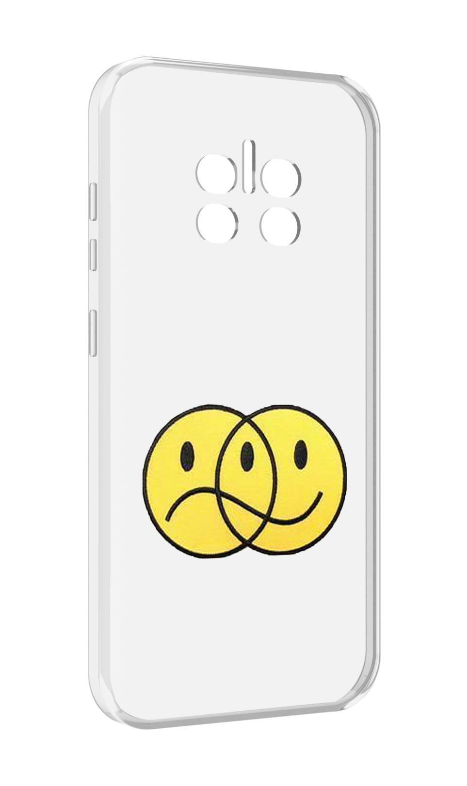 

Чехол MyPads Хиппи для Doogee V11, Прозрачный, Tocco