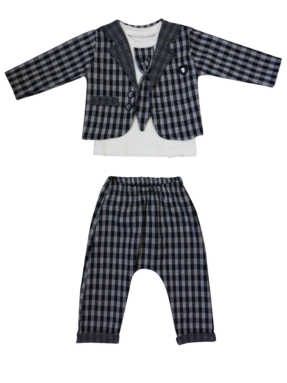 

Комплект для мальчиков CANINI цв. серый р.80 6481-01, 6481-01