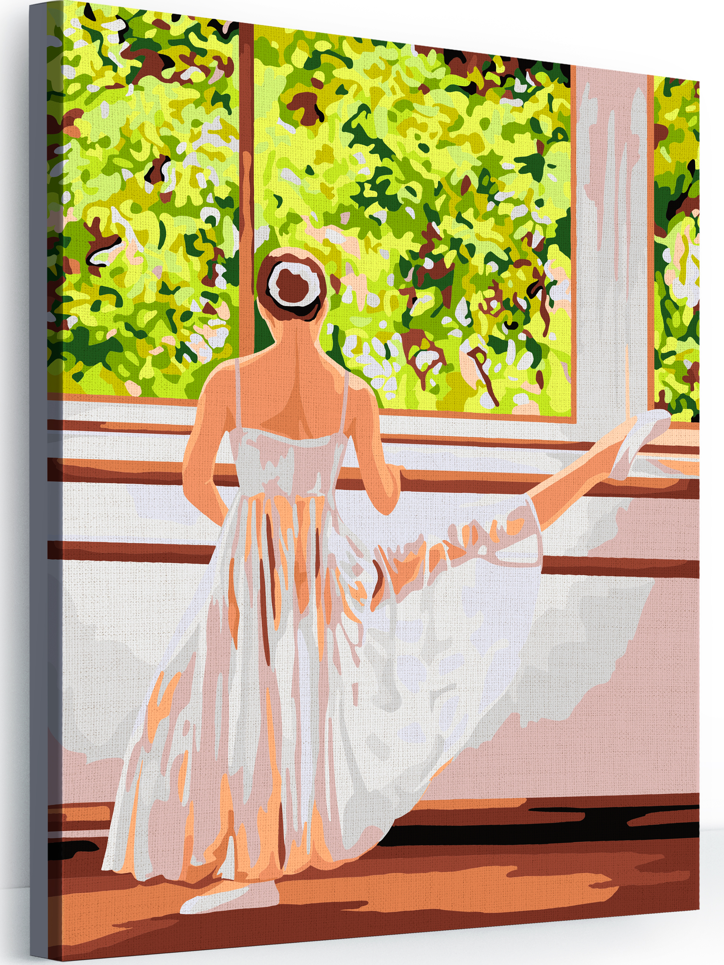 

Картина по номерам на подрамнике "Утро балерины" 40x50, NN216