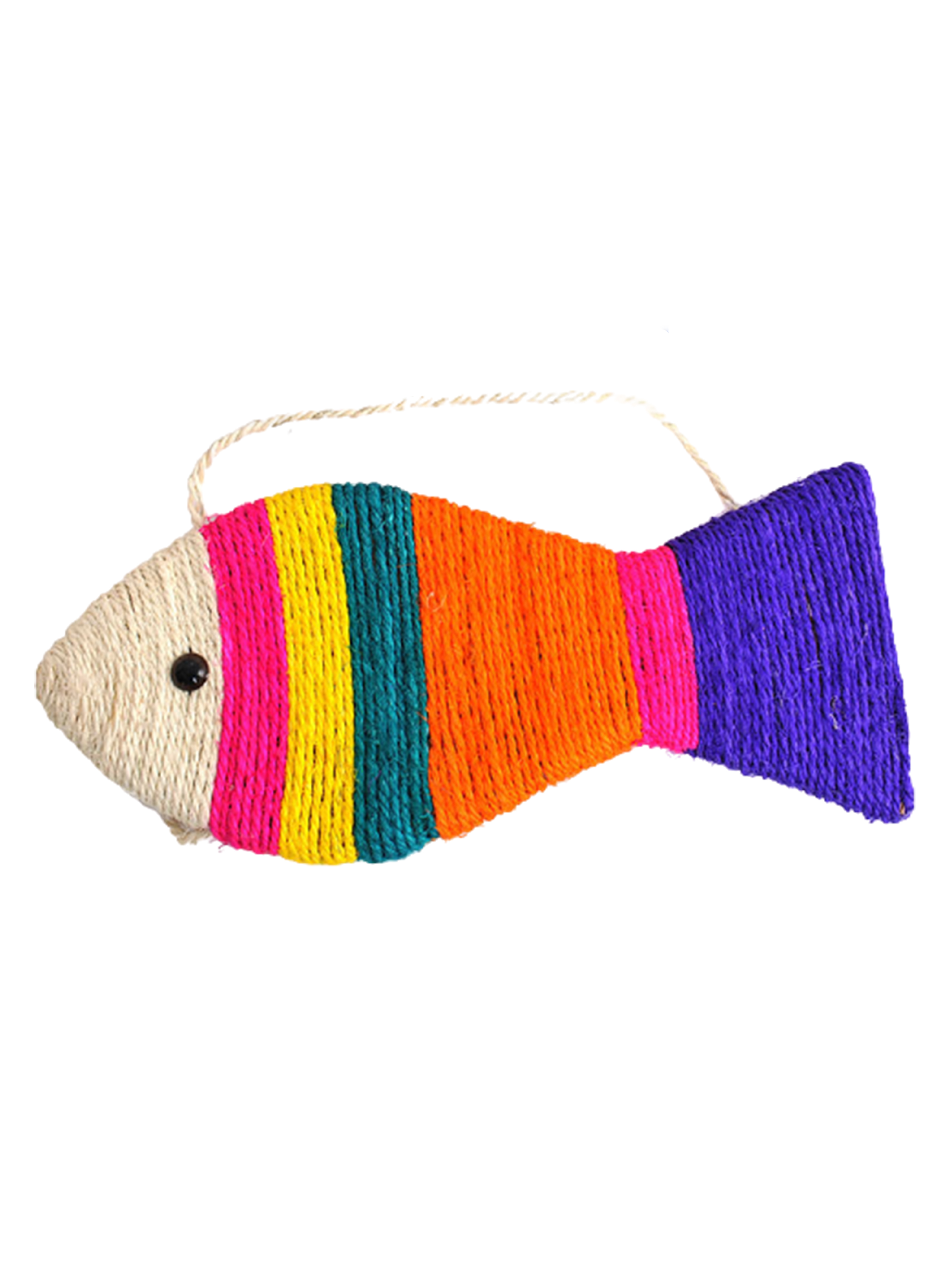 Игрушка для кошек Lilli Pet, Sisal fish small, 25x13x2 см