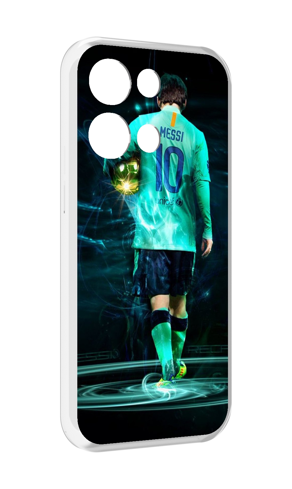 

Чехол MyPads Месси мужской для OPPO Reno8 Pro, Прозрачный, Tocco