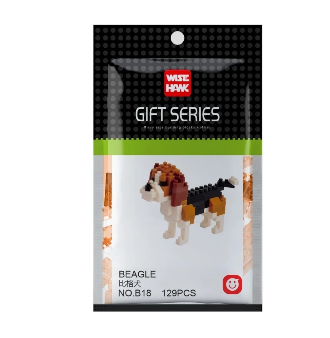 

Конструктор Wisehawk Gift Series Гончая 129 деталей Beagle B18, Beagle-B18