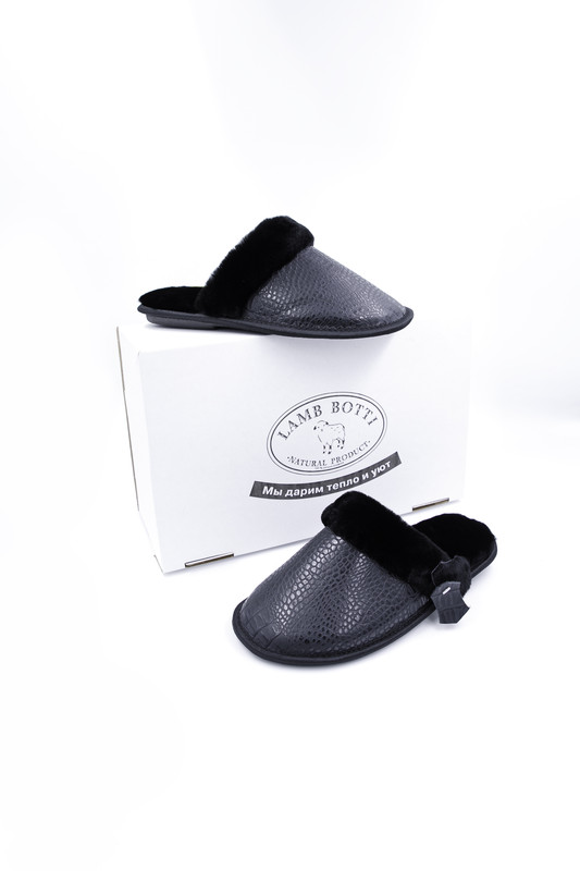 

Тапочки мужские LAMB BOTTI L106К черные 45 RU, Черный, L106К