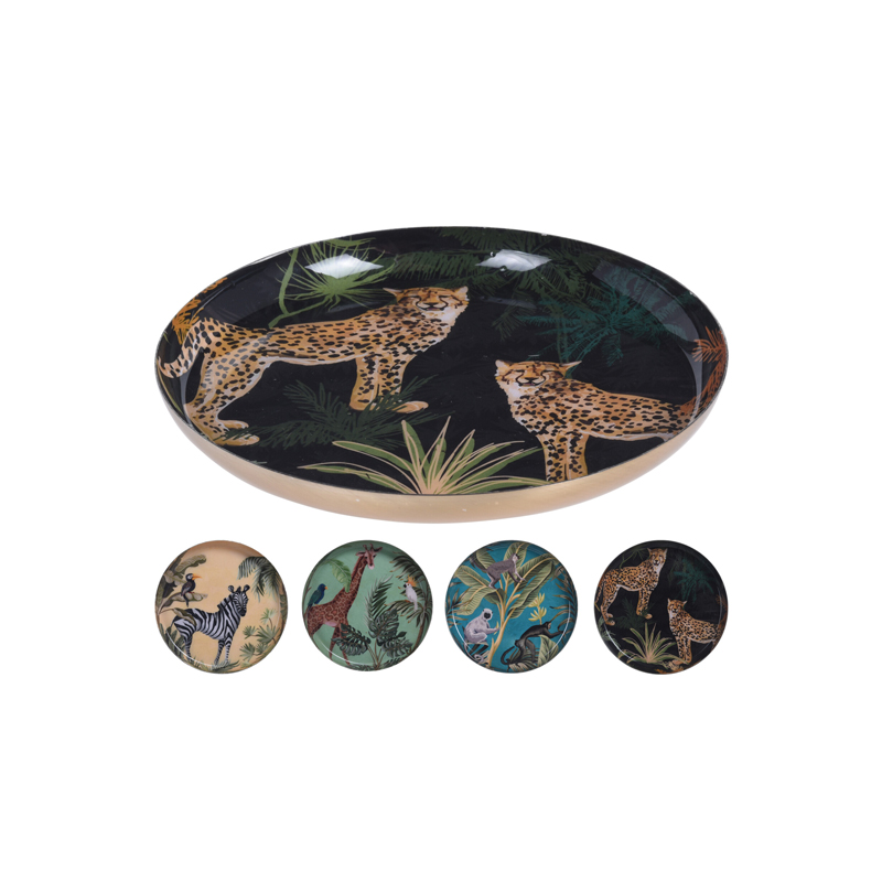 Тарелка Home Collection Tropic Тропики Африканские Животные 125х15 мм 1 шт