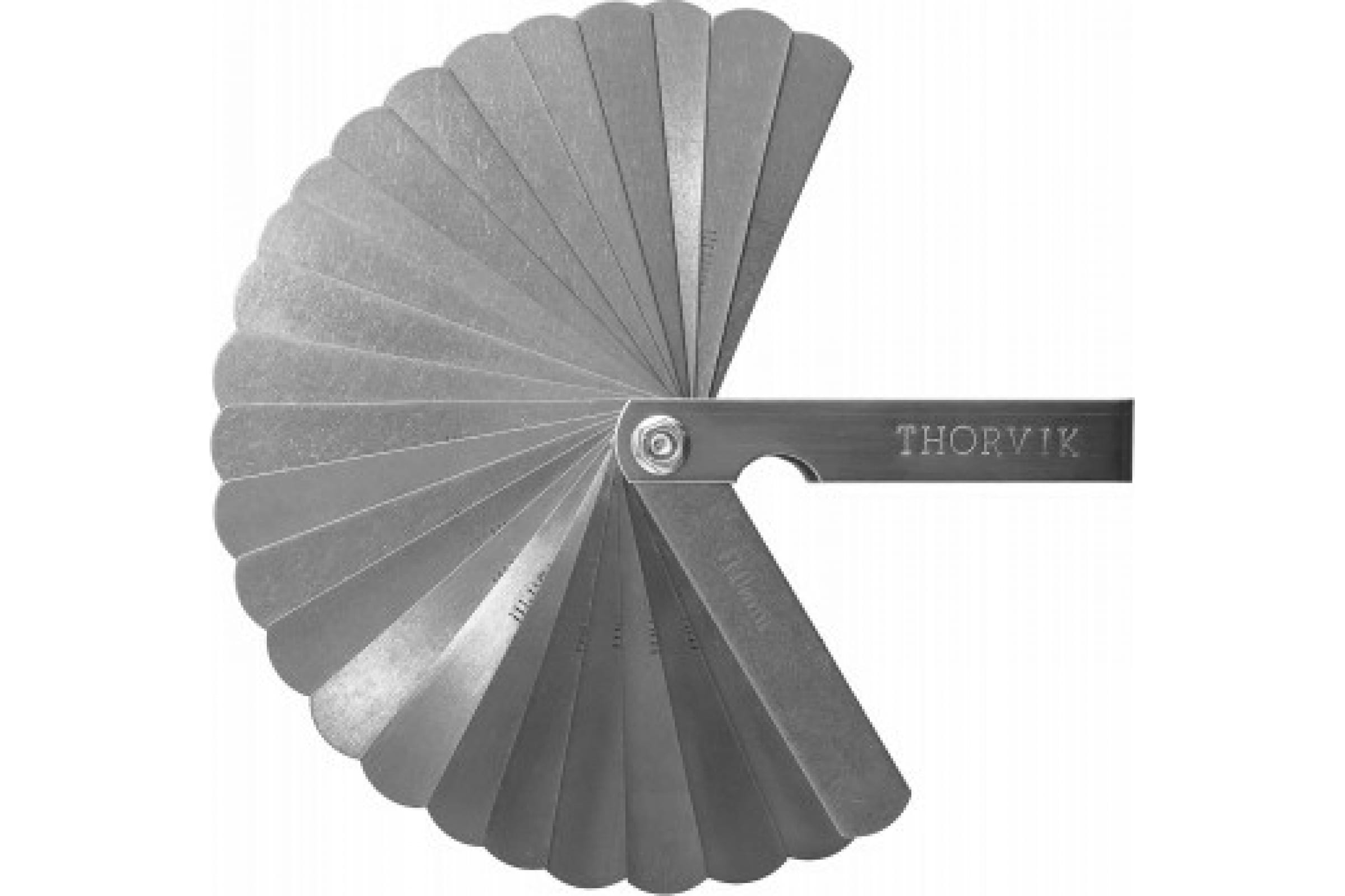 

Комплект щупов 25 пластин 0.04-1 мм Thorvik TG25, 53379