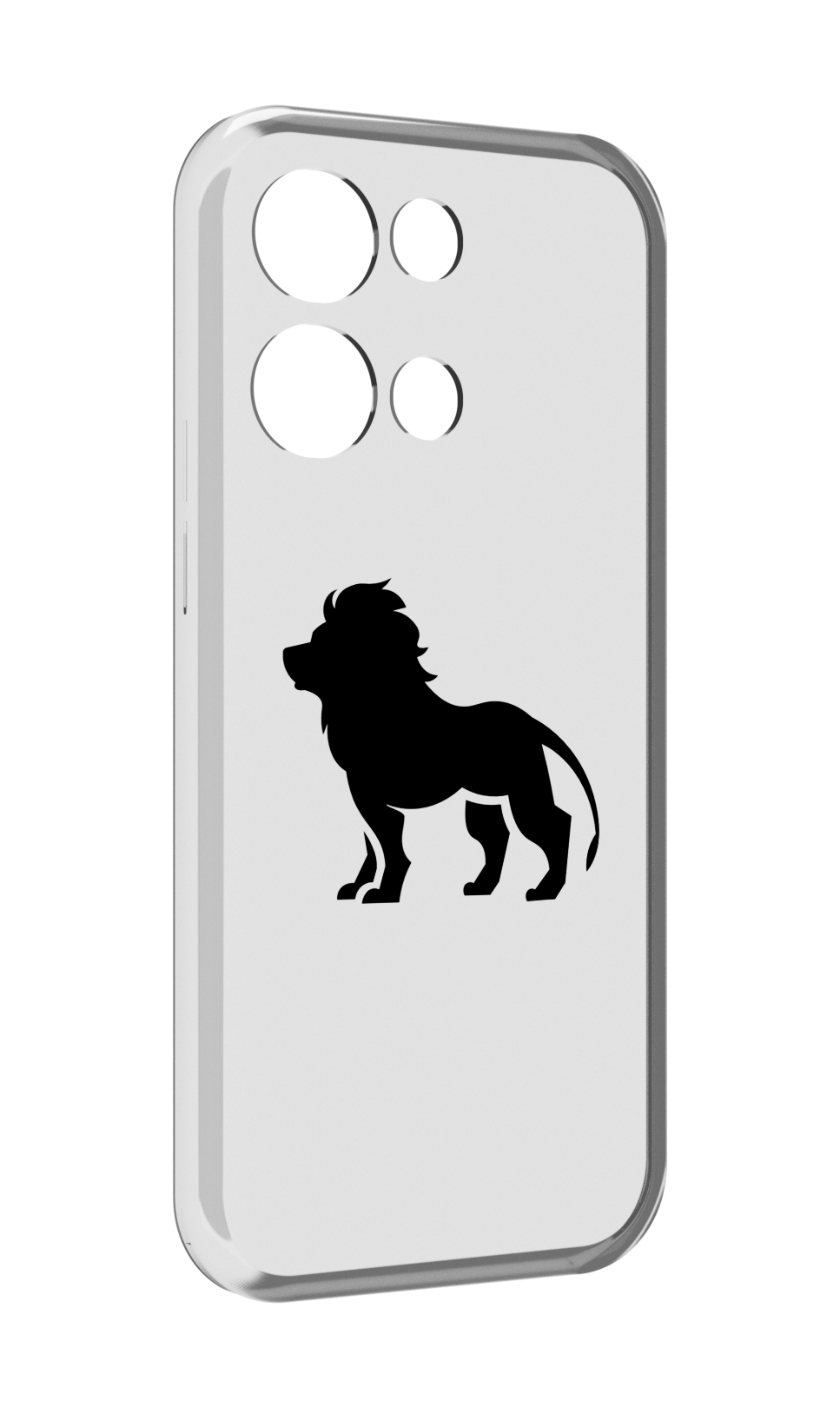 

Чехол MyPads Лев для OPPO Reno8 Pro, Прозрачный, Tocco