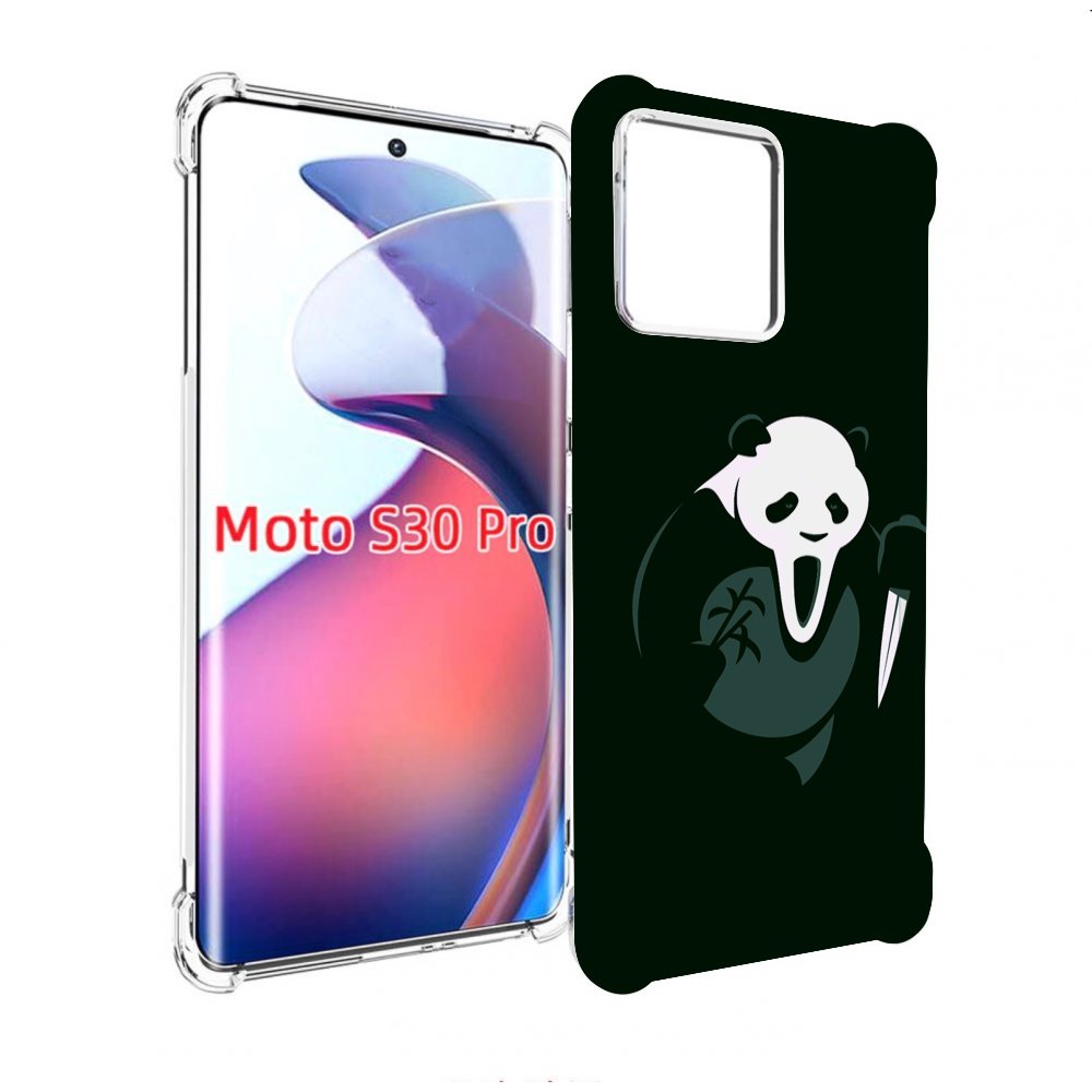 

Чехол MyPads Панда-крик для Motorola Moto S30 Pro, Прозрачный, Tocco