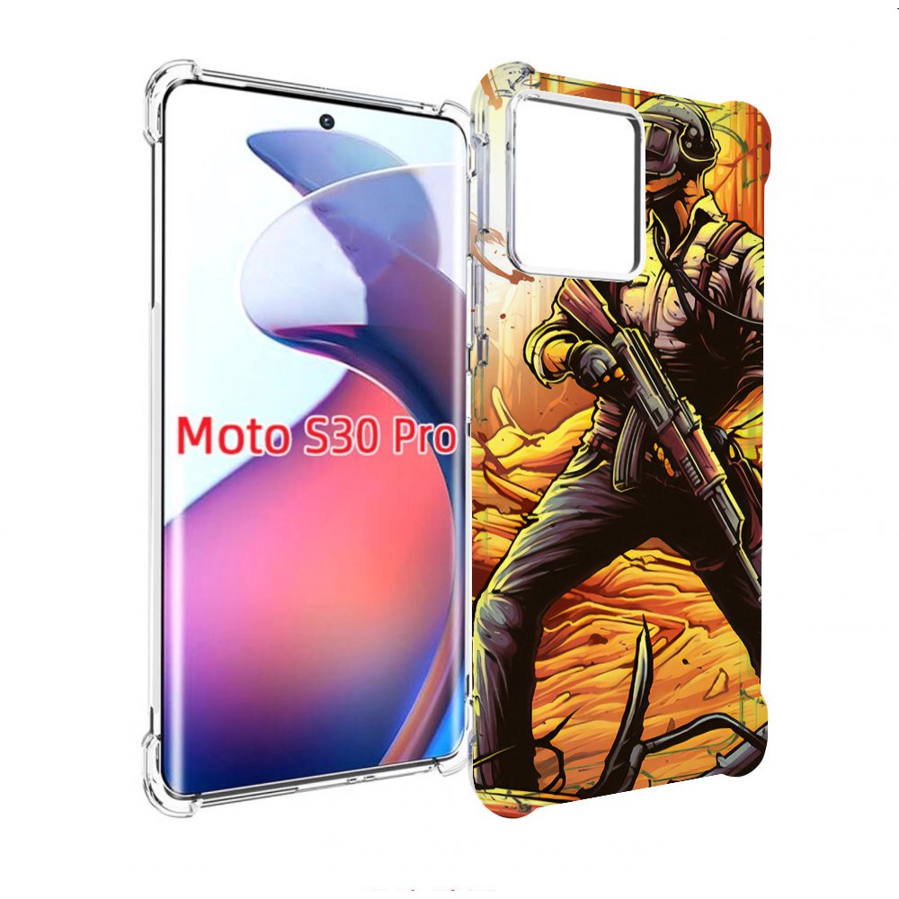 

Чехол MyPads Пабг для Motorola Moto S30 Pro, Прозрачный, Tocco