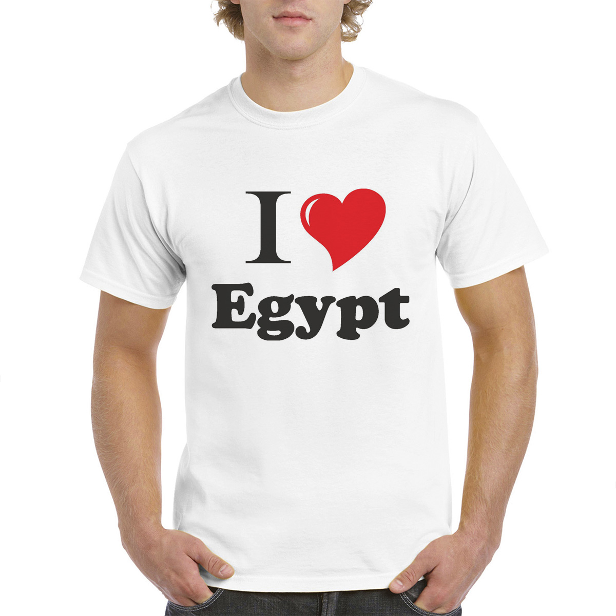 фото Футболка унисекс coolpodarok путешествия. i love egypt белая 60 ru