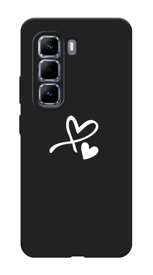 

Чехол Awog на Infinix Hot 50 Pro "Сердечко минимализм", Белый, 3106952-1