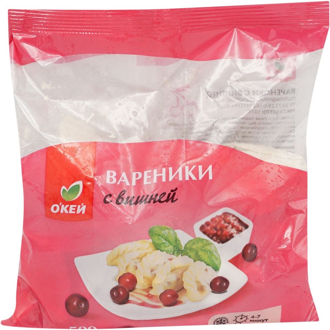 

Вареники О'кей с вишней 500 г