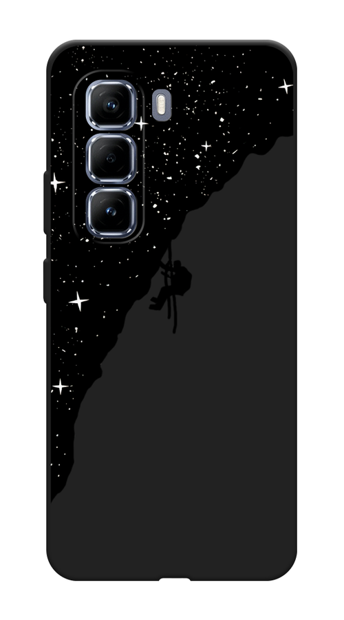 

Чехол Awog на Infinix Hot 50 Pro "Скалолаз в космосе", Черный;белый;бежевый, 3106952-1