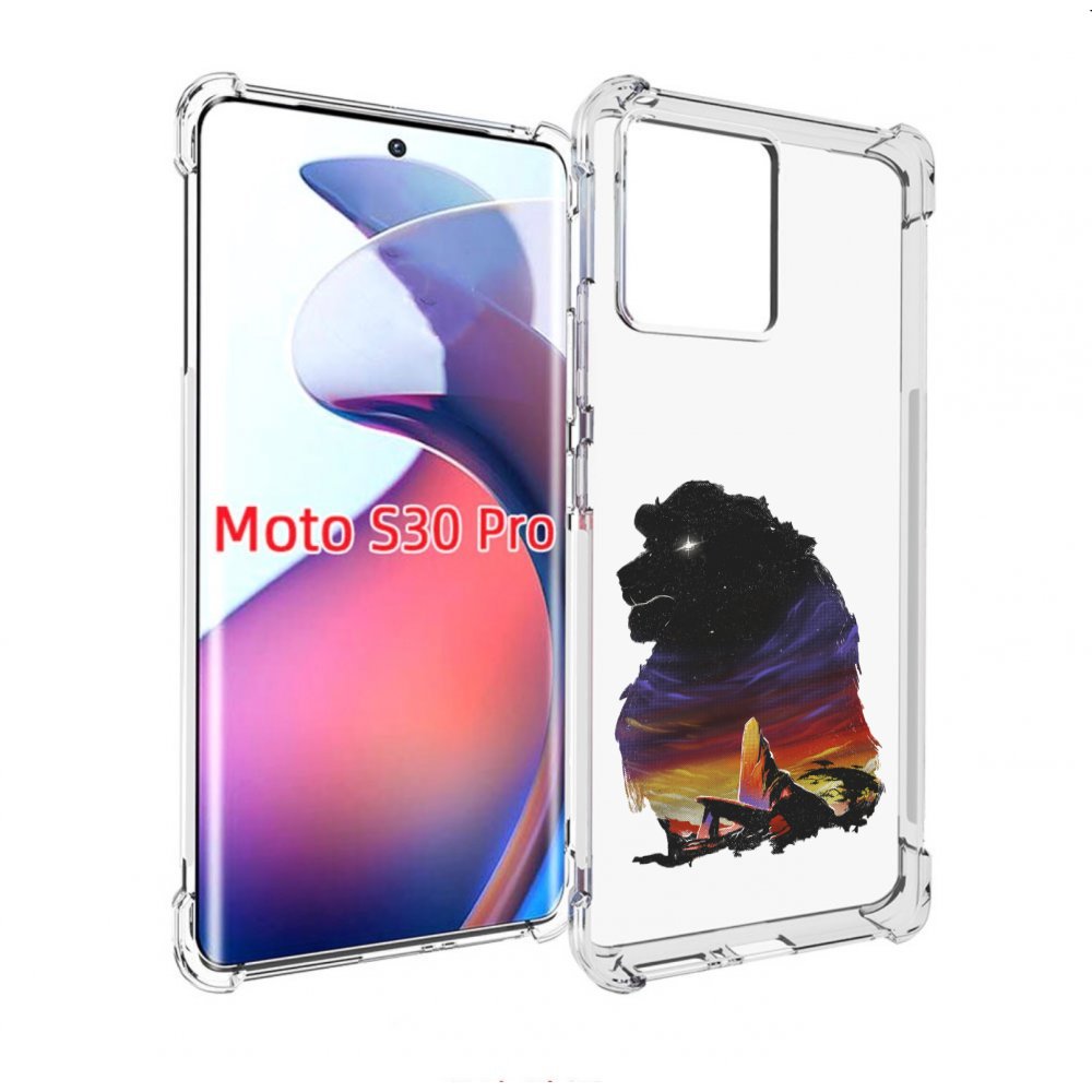 

Чехол MyPads Муфаса для Motorola Moto S30 Pro, Прозрачный, Tocco