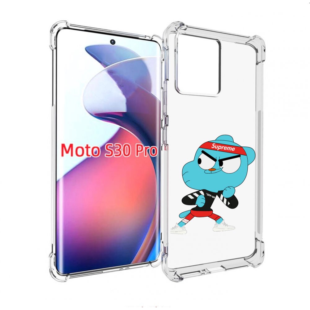 

Чехол MyPads Модный-Гамбол для Motorola Moto S30 Pro, Прозрачный, Tocco
