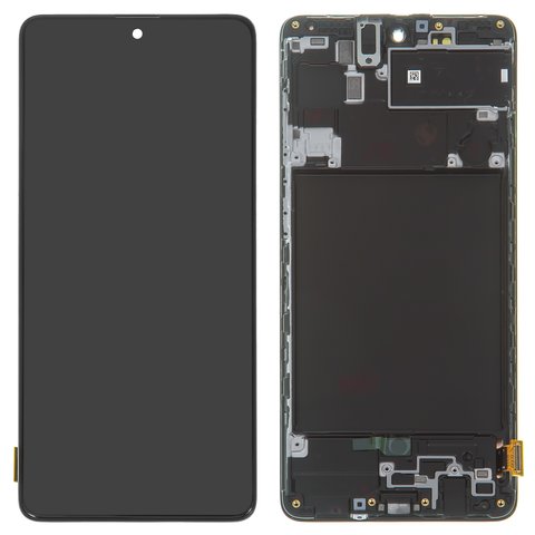 

Дисплей для Samsung SM-A715F Galaxy A71 в рамке + тачскрин (черный), SM-A715F