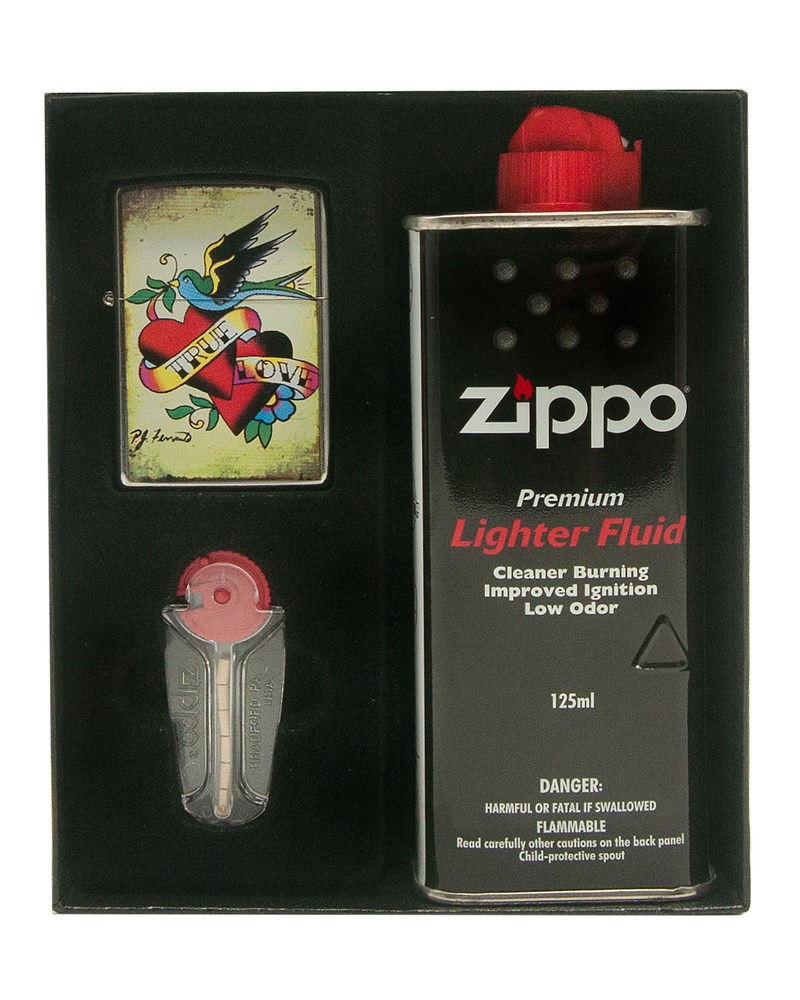 

Набор ZIPPO: зажигалка 24557 бензиновая, топливо, кремний для зажигалки, Серебристый;красный;зеленый;желтый;белый, 24557