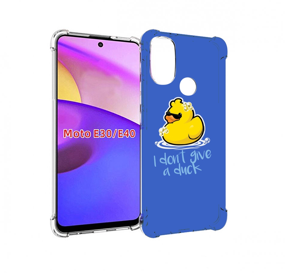 

Чехол бампер MyPads Уточка для Motorola Moto E30., Прозрачный, Tocco