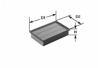 

Фильтр воздушный двигателя Clean filters MA1321