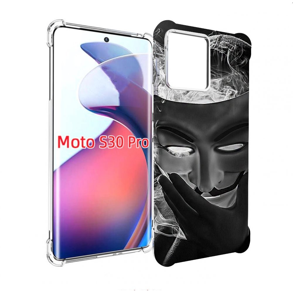 

Чехол MyPads Маска для Motorola Moto S30 Pro, Прозрачный, Tocco