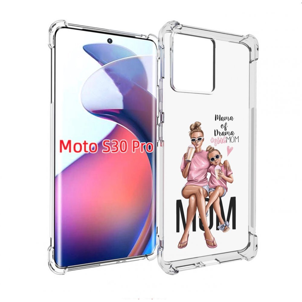 

Чехол MyPads Мама-мечты женский для Motorola Moto S30 Pro, Прозрачный, Tocco