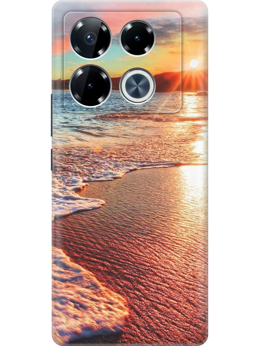 

Силиконовый чехол на Infinix Note 40 Pro / 40 Pro 5g / 40 Pro+ 5g с принтом 800959, Прозрачный;оранжевый;коричневый, 782627041