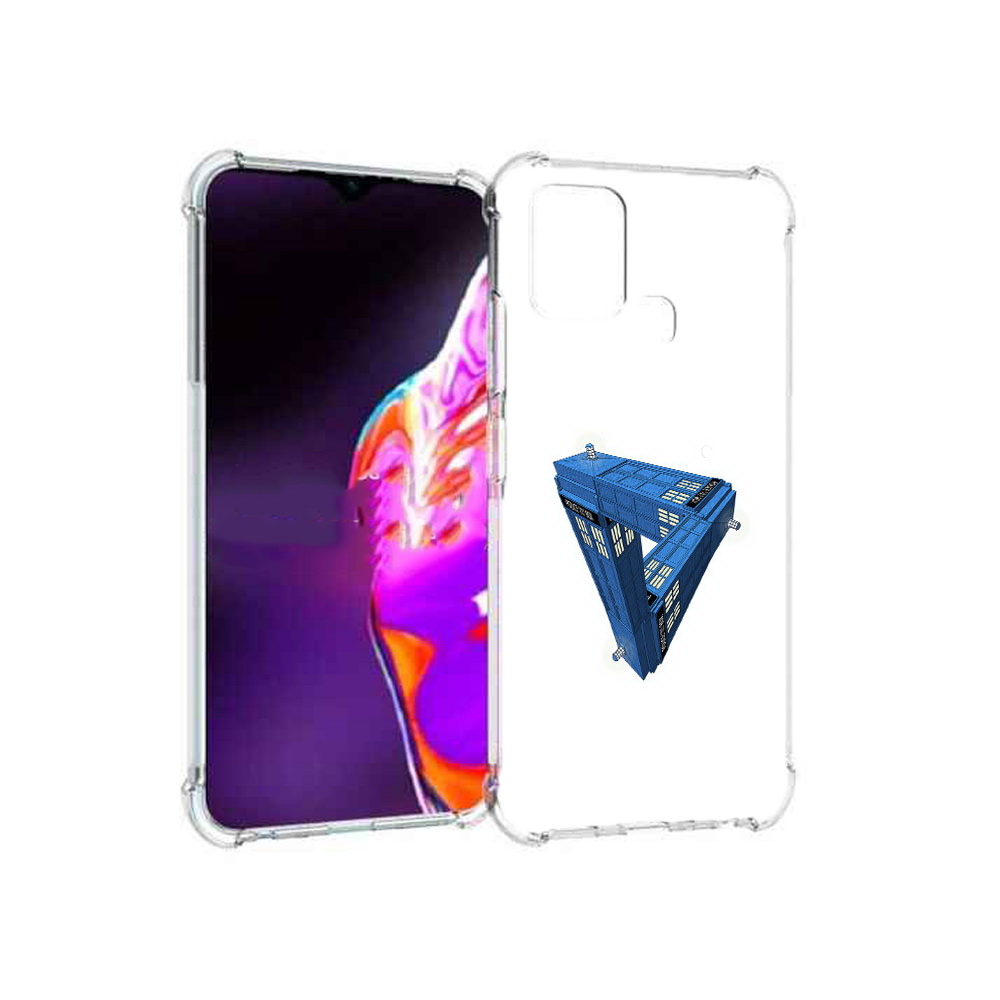 

Чехол MyPads Tocco для Infinix Hot 10s головолока абстракция, Прозрачный, Tocco