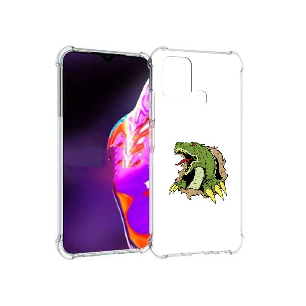 

Чехол MyPads Tocco для Infinix Hot 10s годзила, Прозрачный, Tocco