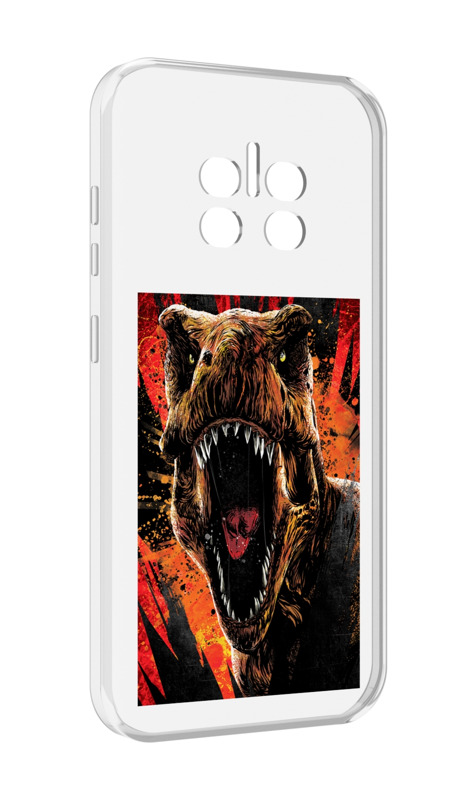 

Чехол MyPads Тиранозавр для Doogee V11, Прозрачный, Tocco