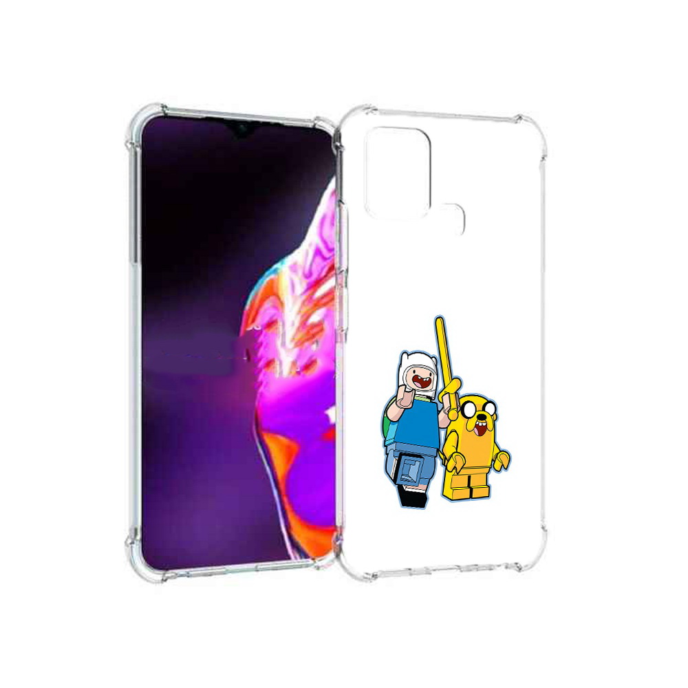 

Чехол MyPads Tocco для Infinix Hot 10s время приключений лего, Прозрачный, Tocco