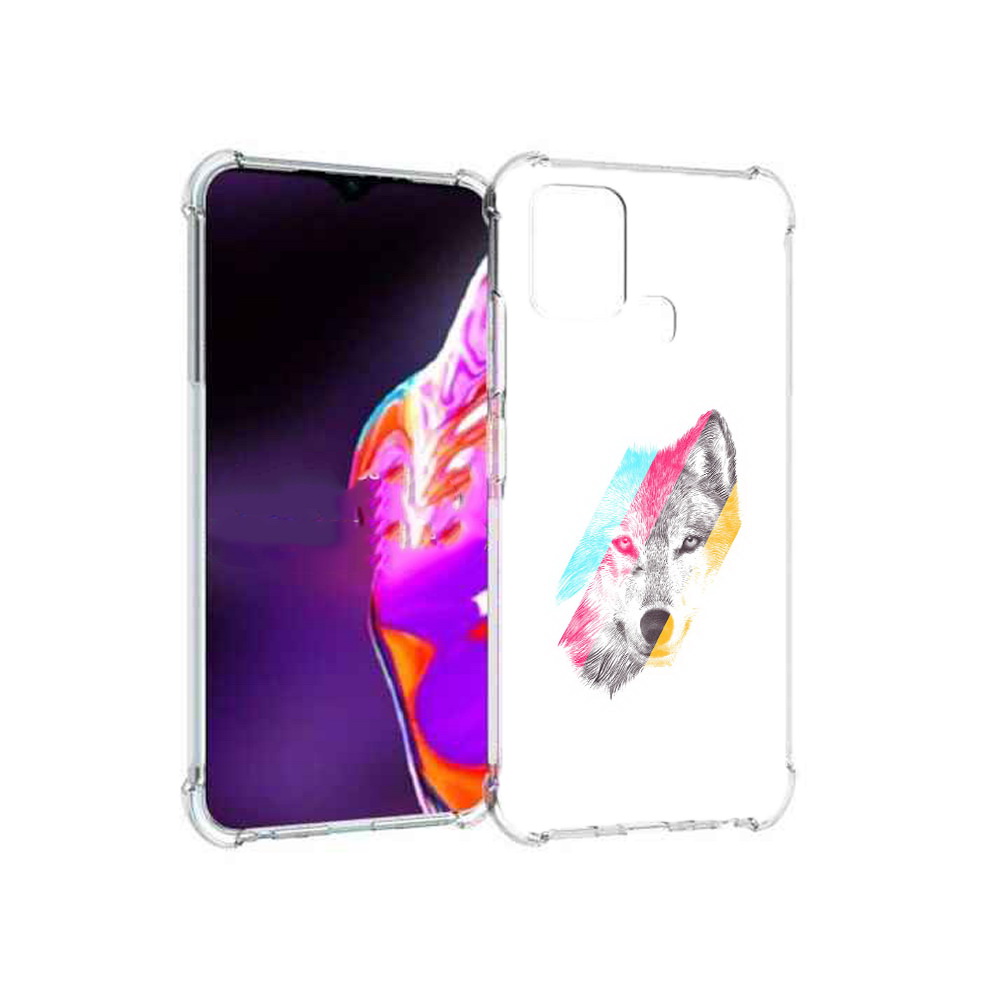 

Чехол MyPads Tocco для Infinix Hot 10s волк градиент, Прозрачный, Tocco