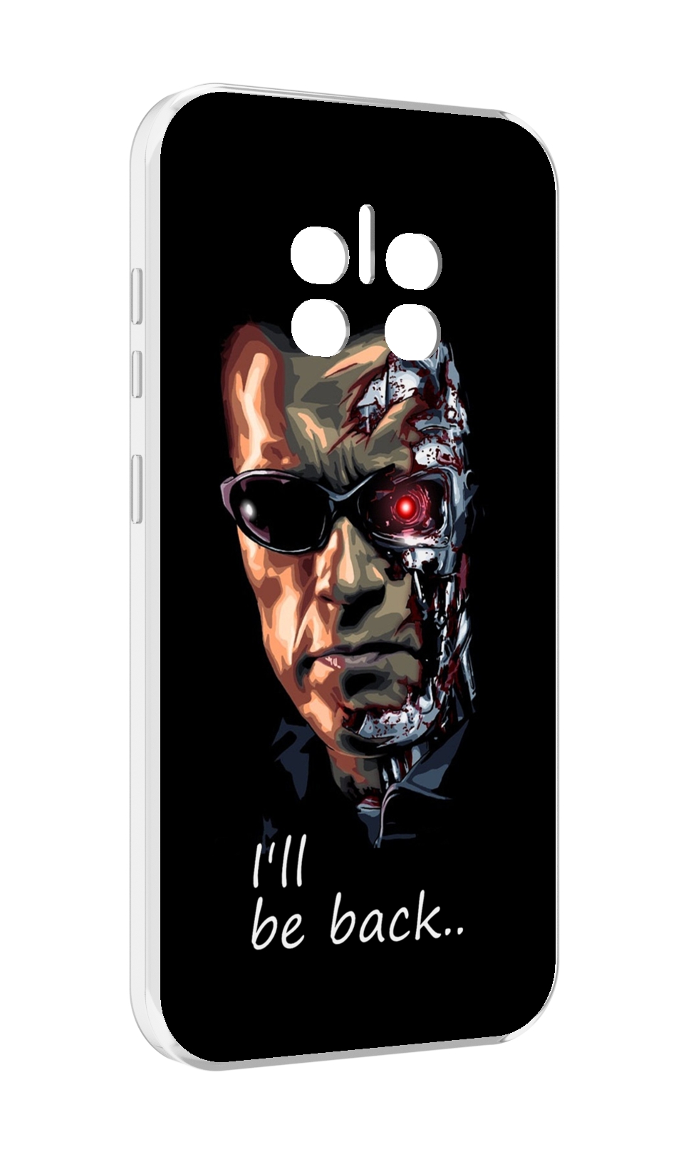

Чехол MyPads Терминатор для Doogee V11, Прозрачный, Tocco