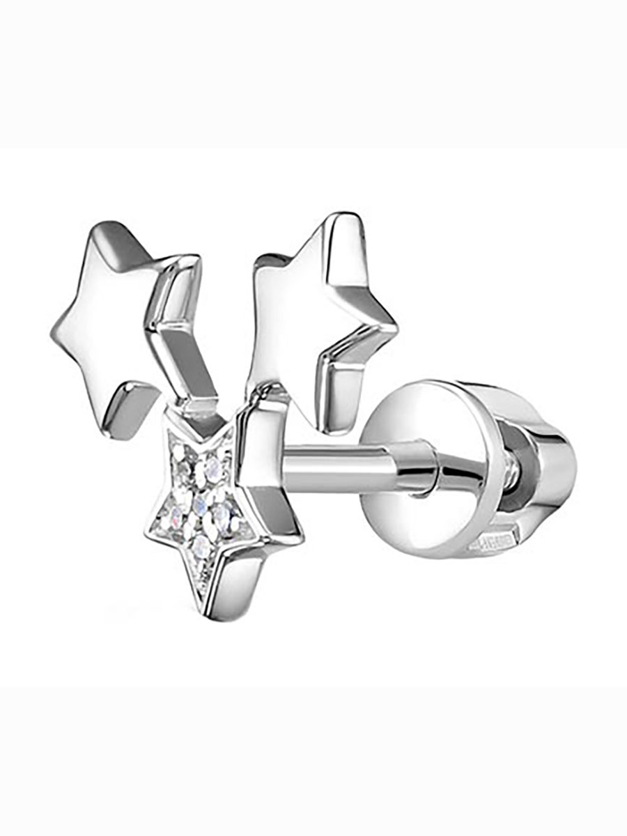 

Моносерьга из белого золота с бриллиантом Vesna jewelry 42187-251-01-01, 42187-251-01-01