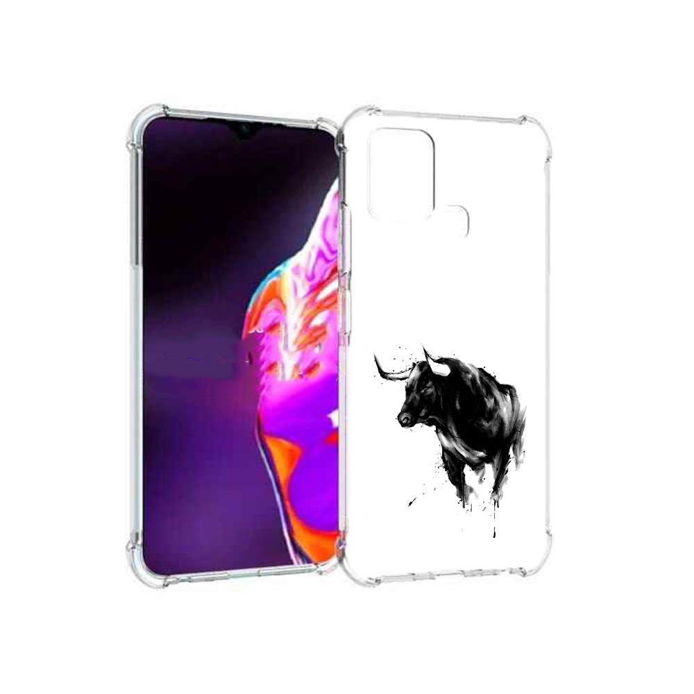 

Чехол MyPads Tocco для Infinix Hot 10s бык, Прозрачный, Tocco