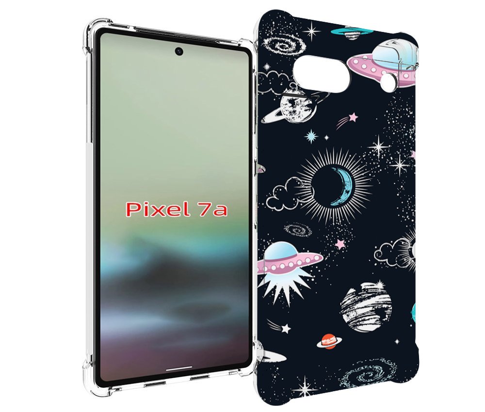 

Чехол MyPads космос-мини-картинки для Google Pixel 7A, Tocco