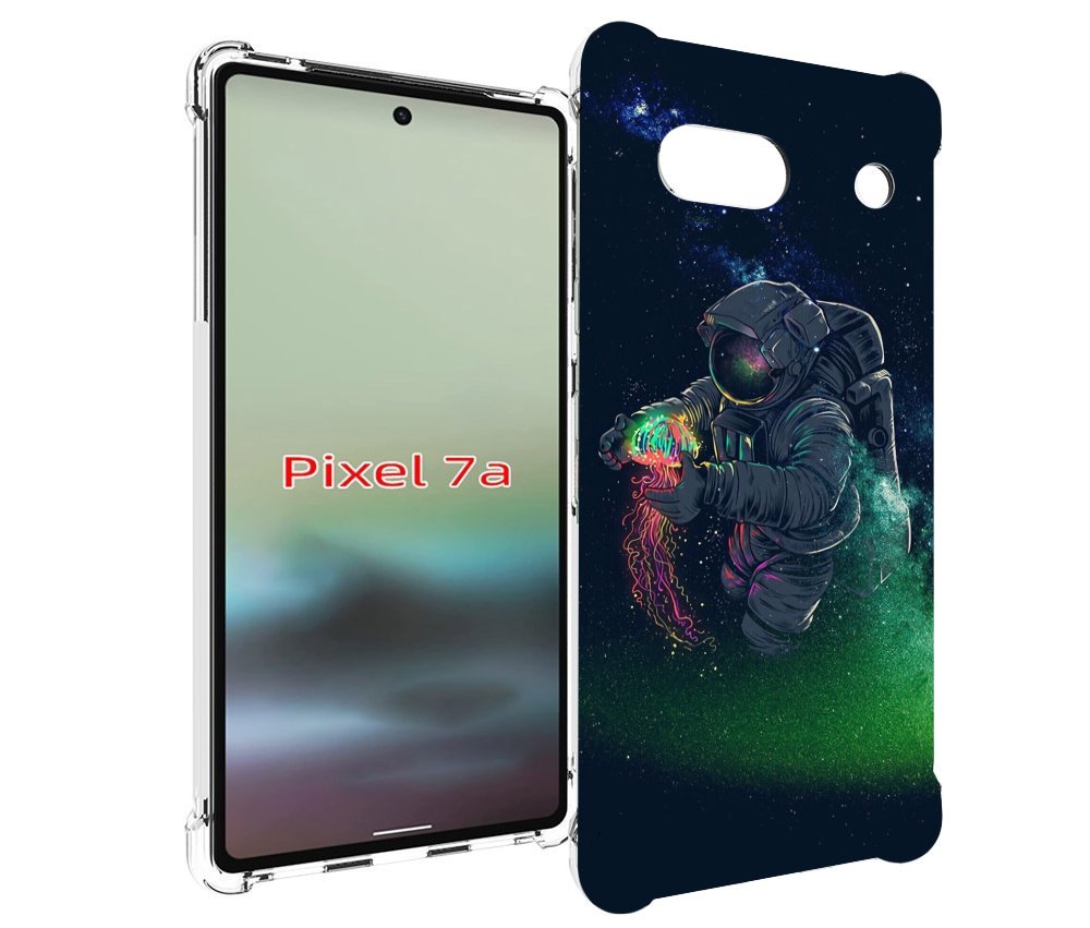 

Чехол MyPads космонавт-с-оружием-арты для Google Pixel 7A, Tocco