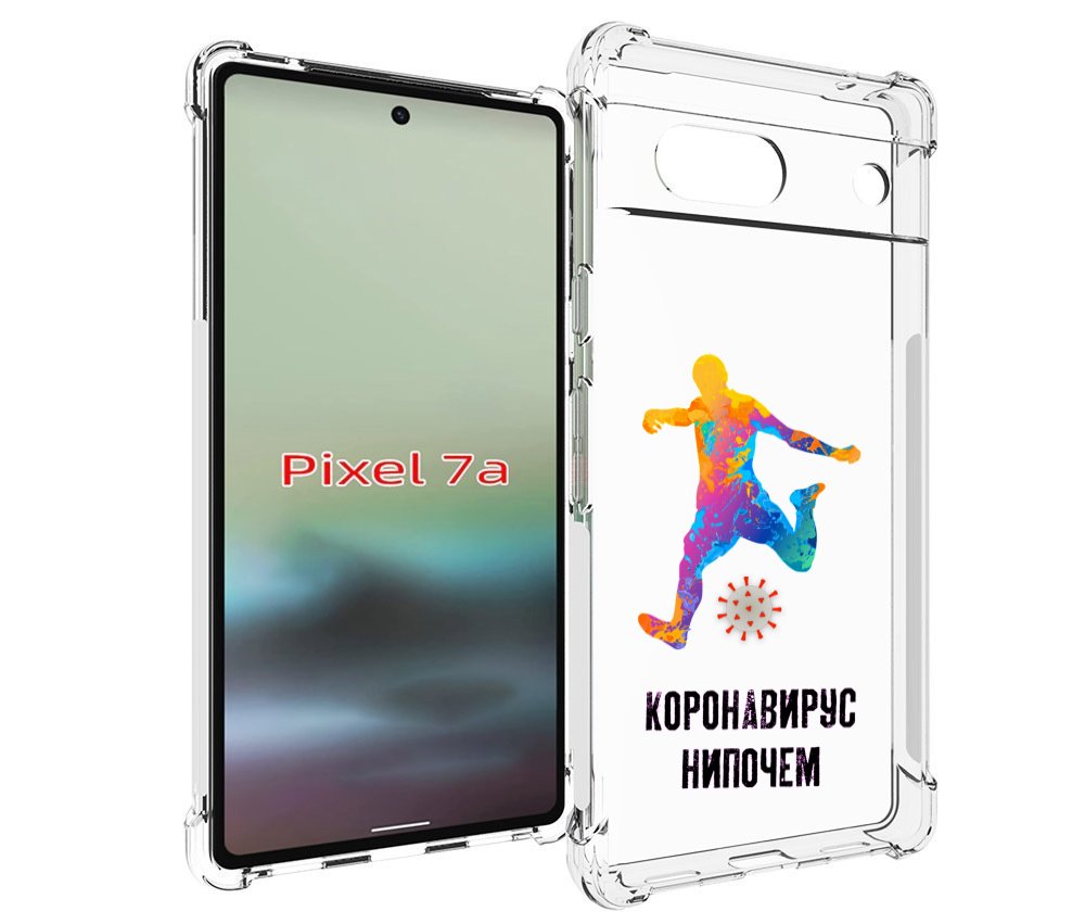 

Чехол MyPads коронавирус-нипочем для Google Pixel 7A, Tocco