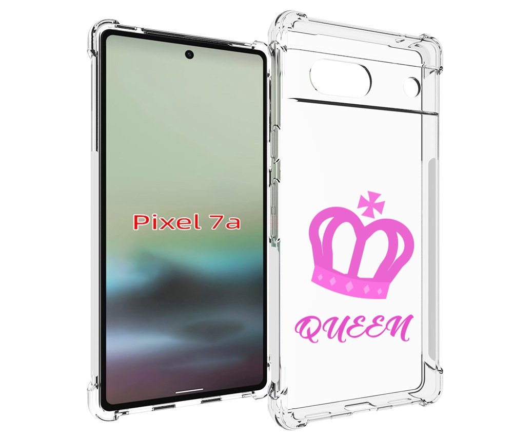 

Чехол MyPads корона-королевы-розовый для Google Pixel 7A, Tocco