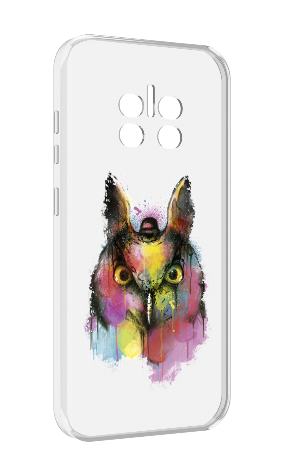 

Чехол MyPads Сова 2 для Doogee V11, Прозрачный, Tocco