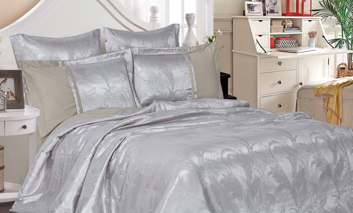 

Постельное бельё "Сleo" сатин-жаккард SG-136; 2-спальное, 136-SG