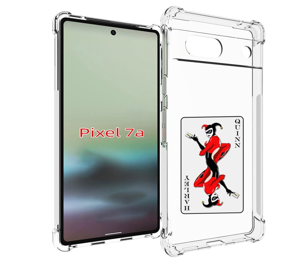 

Чехол MyPads королева-джокера для Google Pixel 7A, Tocco