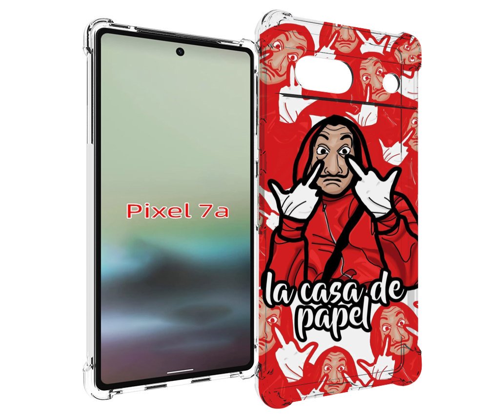 

Чехол MyPads комикс-бумажный-дом для Google Pixel 7A, Tocco